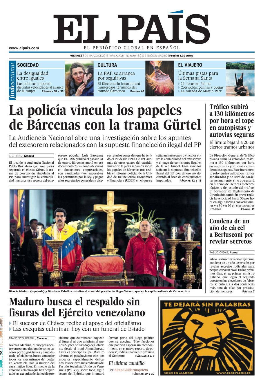8 de Marzo de 2013