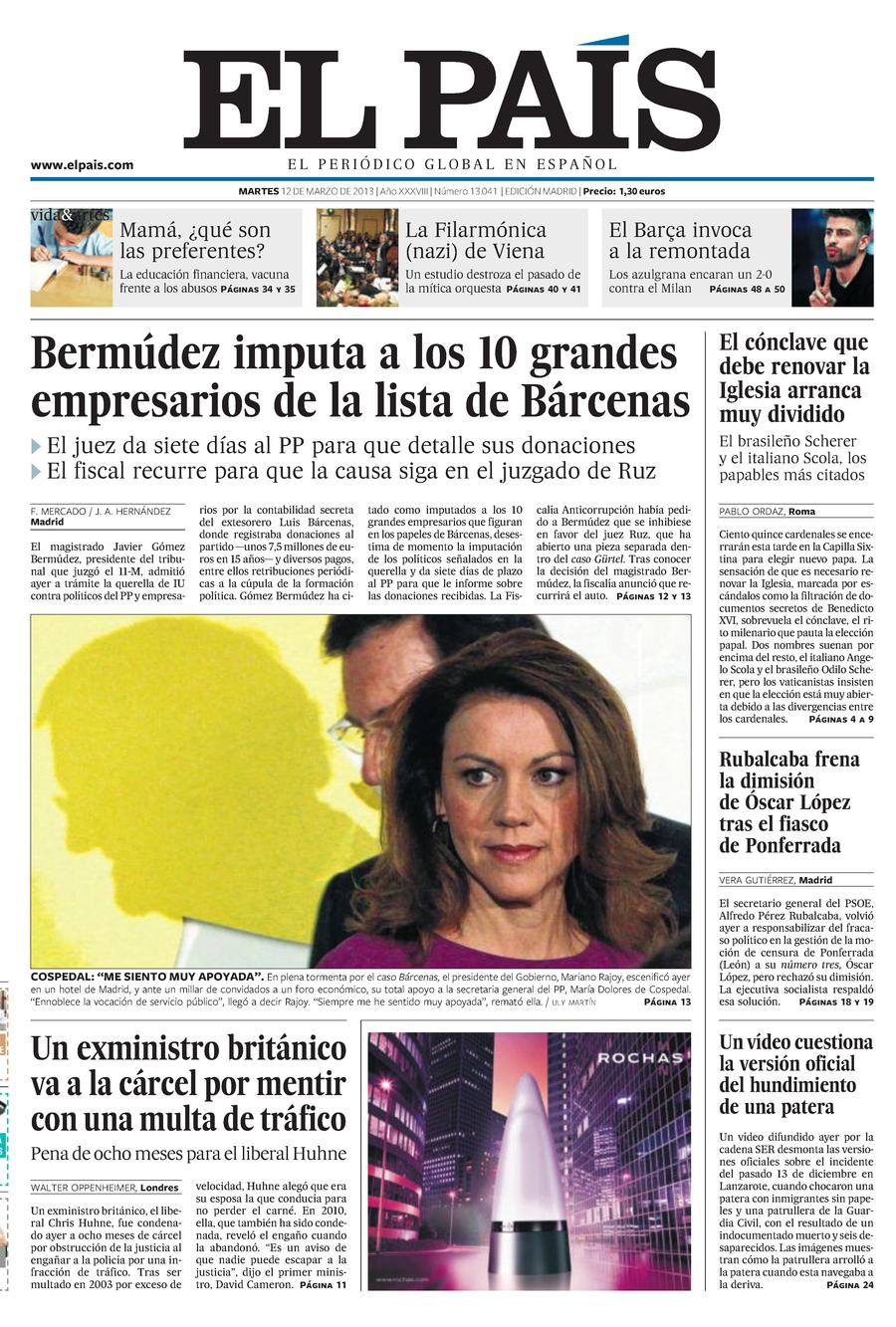 12 de Marzo de 2013
