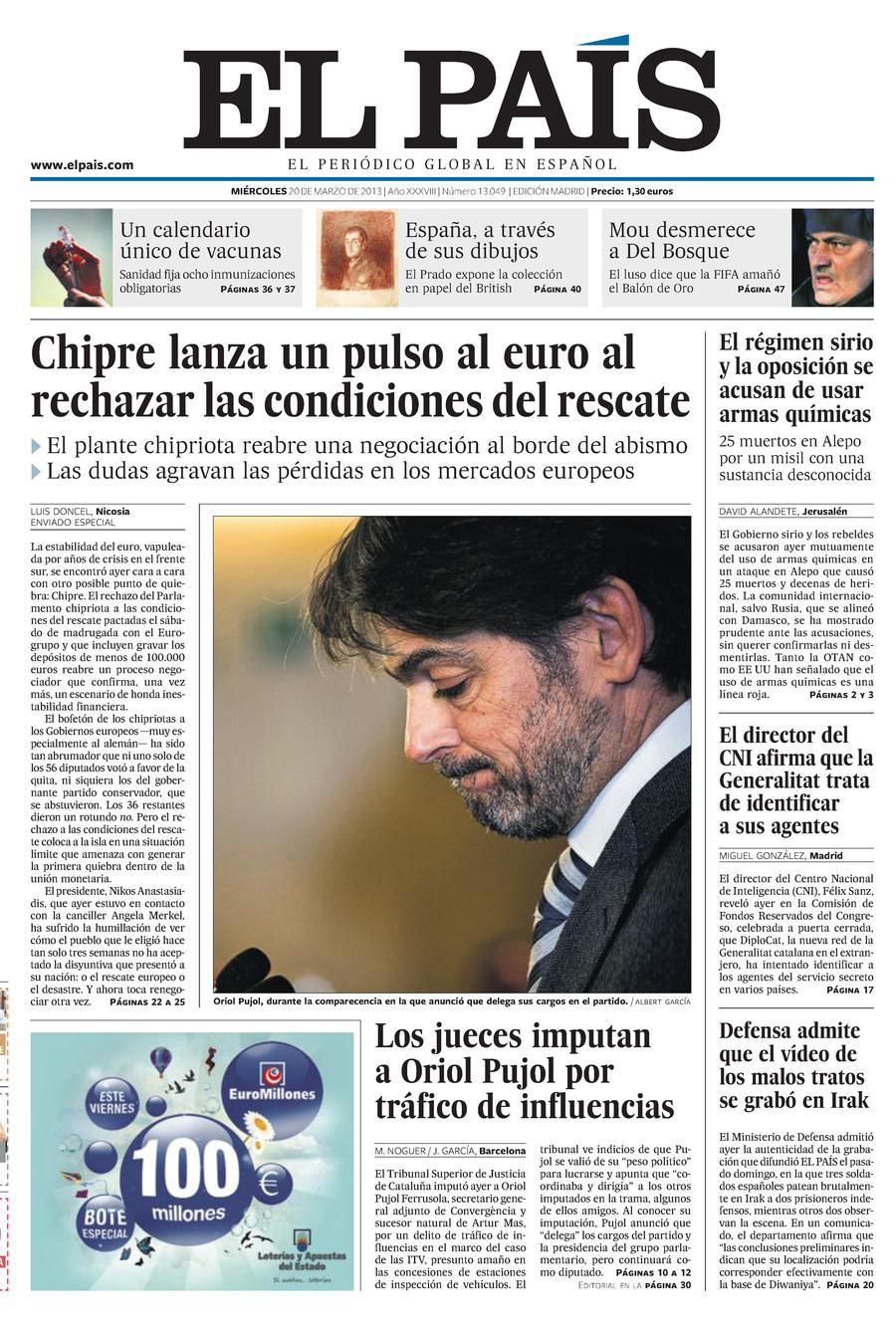 20 de Marzo de 2013