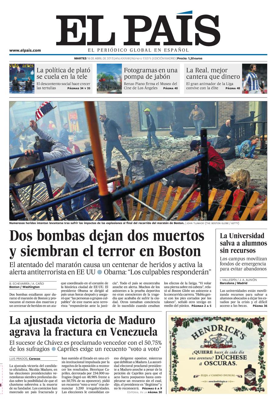 16 de Abril de 2013