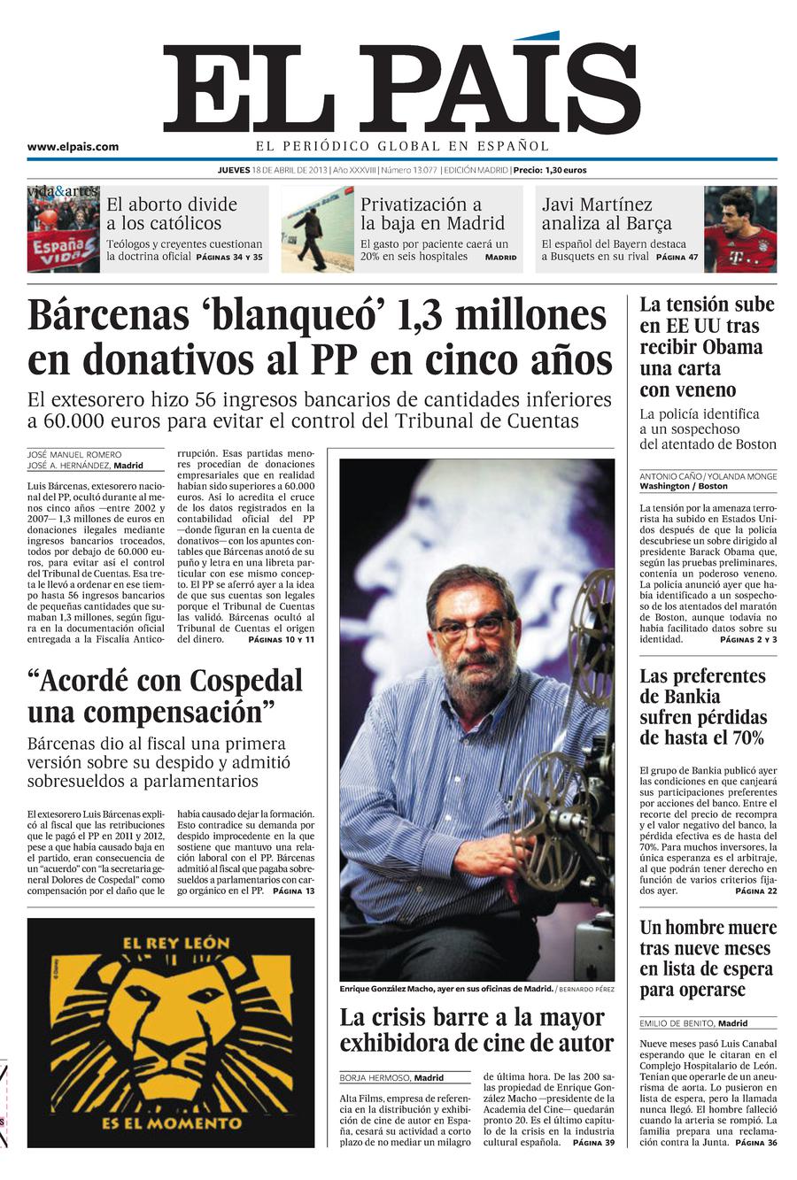 18 de Abril de 2013