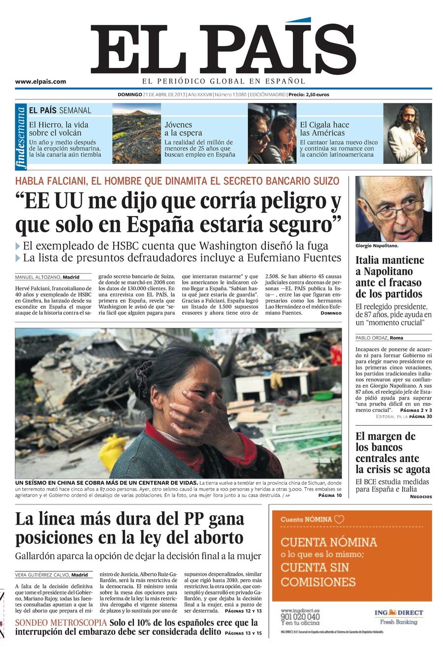 21 de Abril de 2013