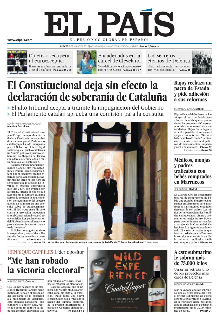 9 de Mayo de 2013