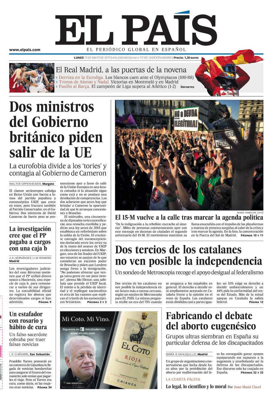 13 de Mayo de 2013