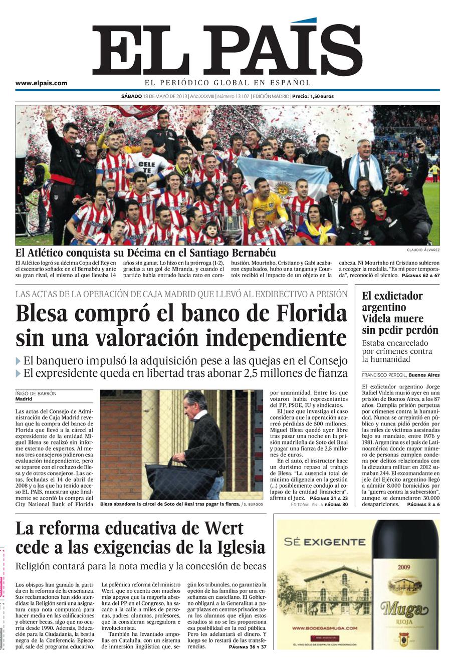 18 de Mayo de 2013