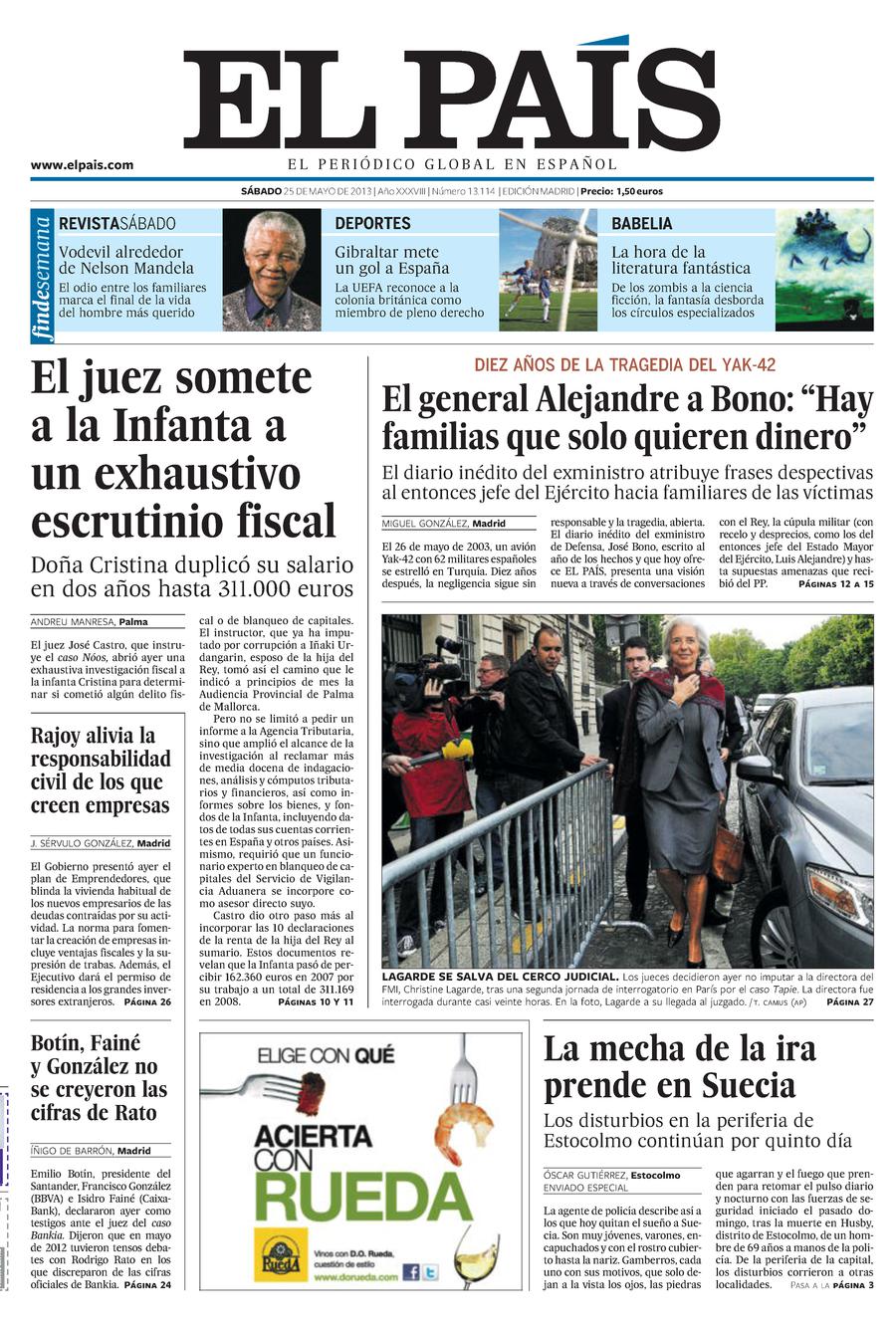 25 de Mayo de 2013