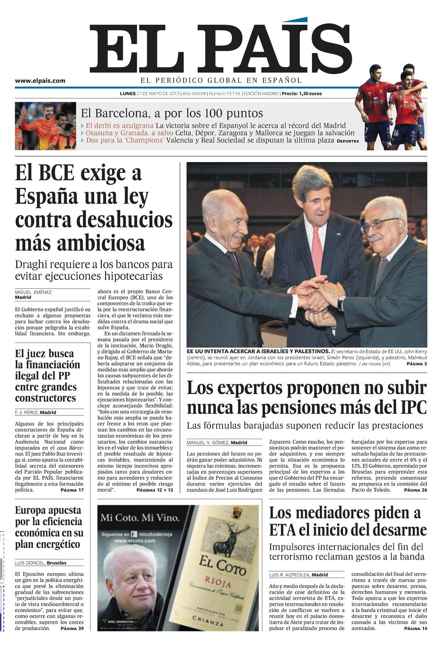 27 de Mayo de 2013