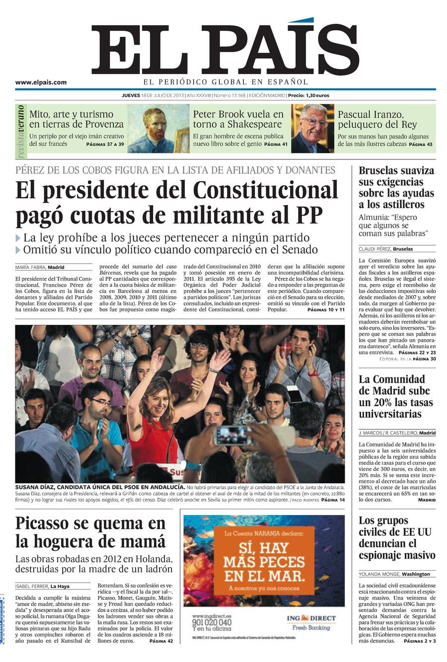 18 de Julio de 2013