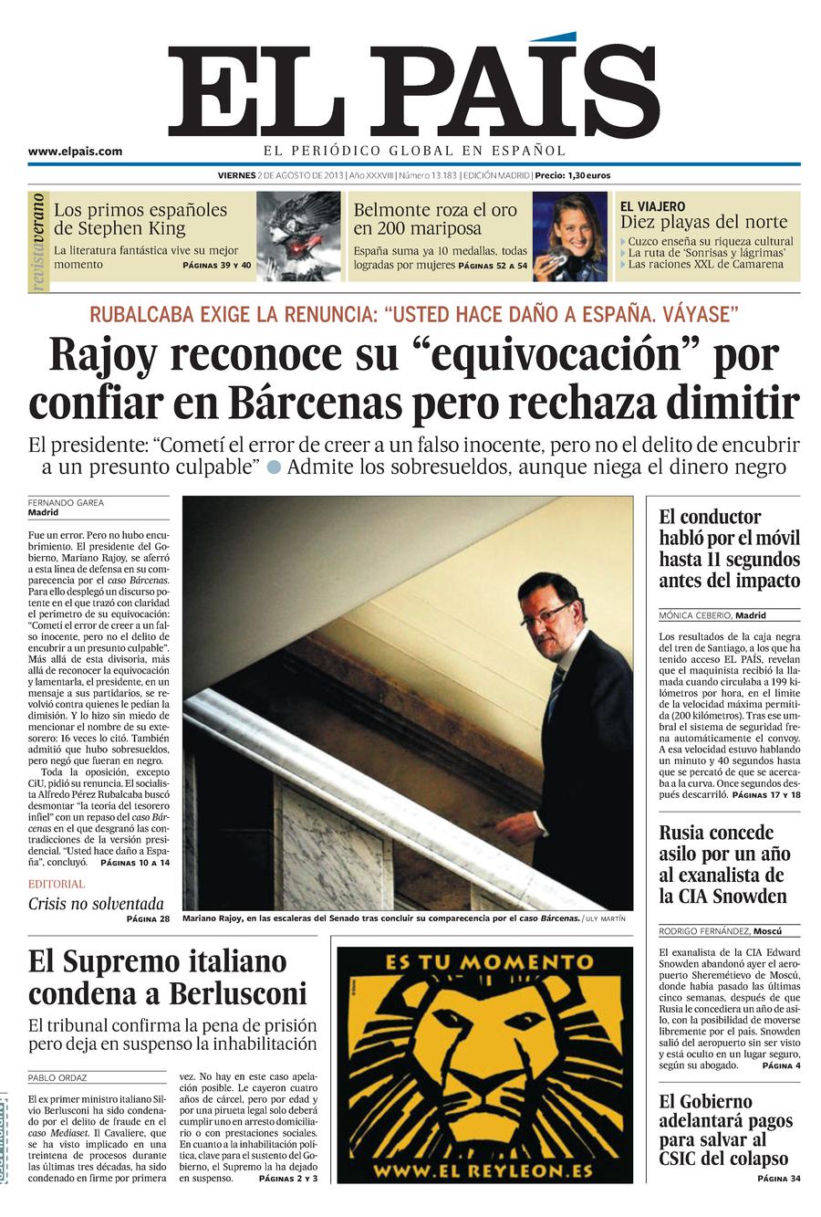 2 de Agosto de 2013