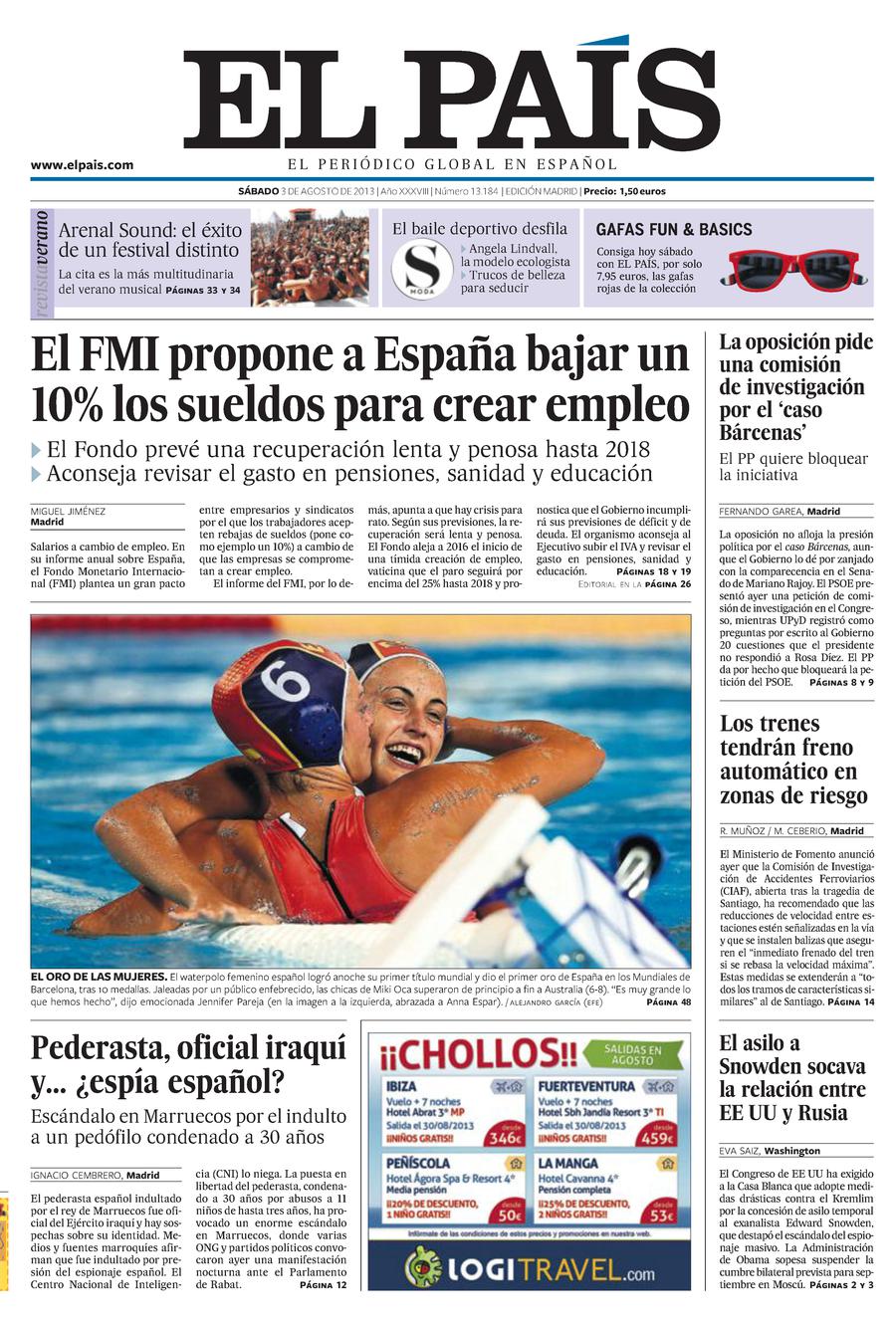 3 de Agosto de 2013