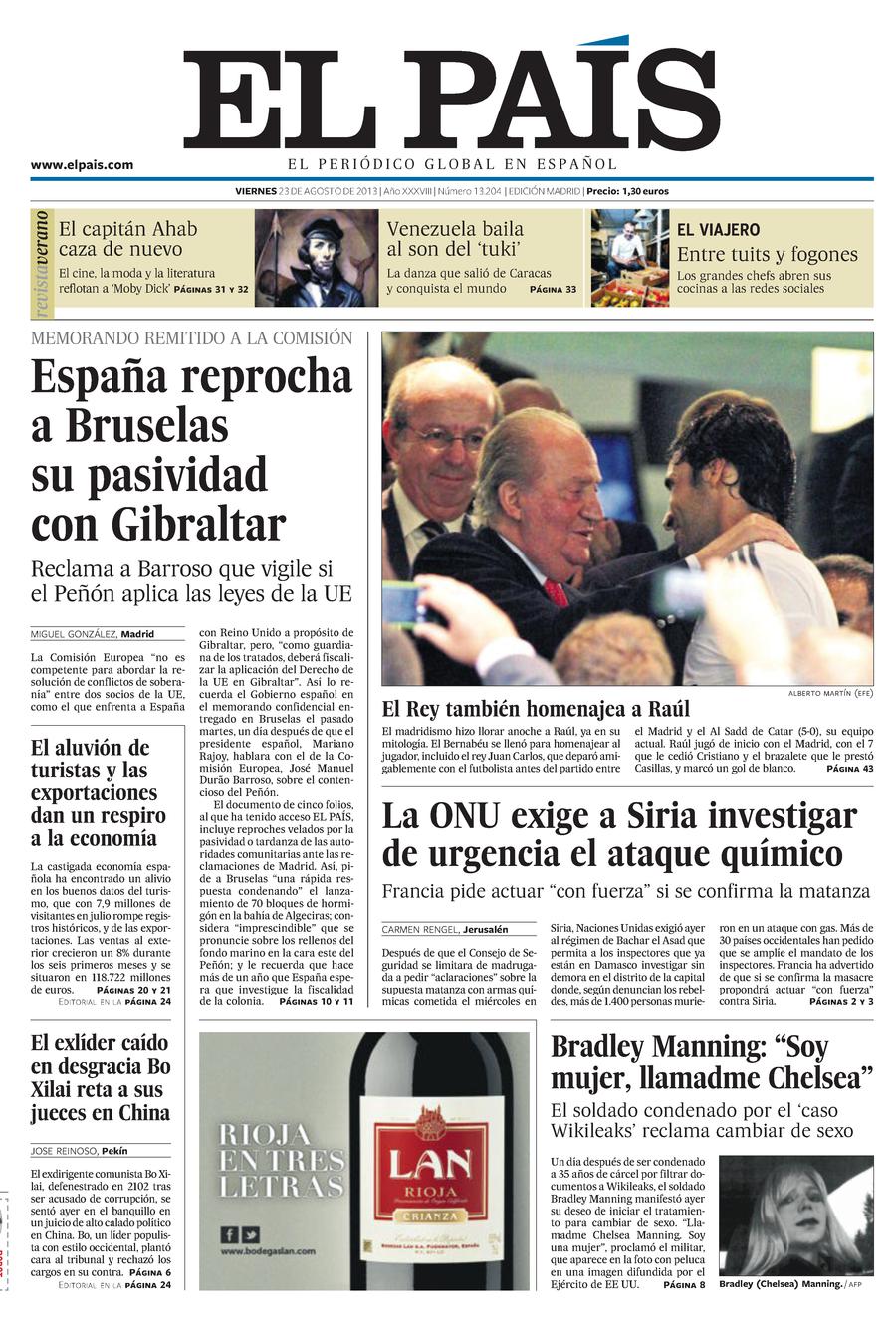 23 de Agosto de 2013