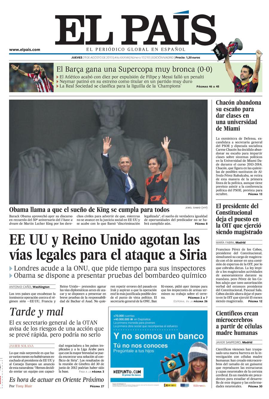 29 de Agosto de 2013