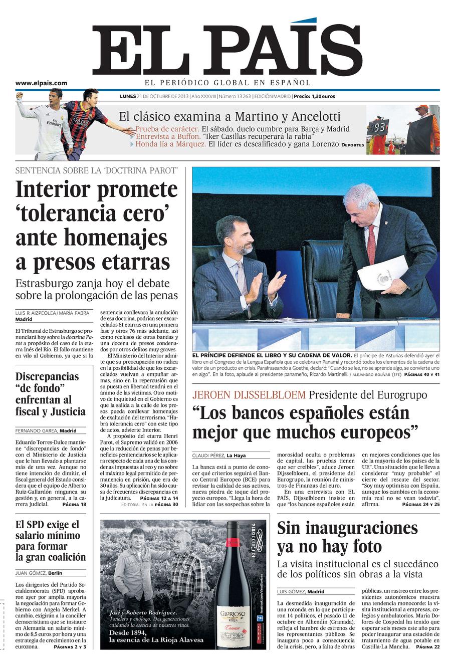 21 de Octubre de 2013