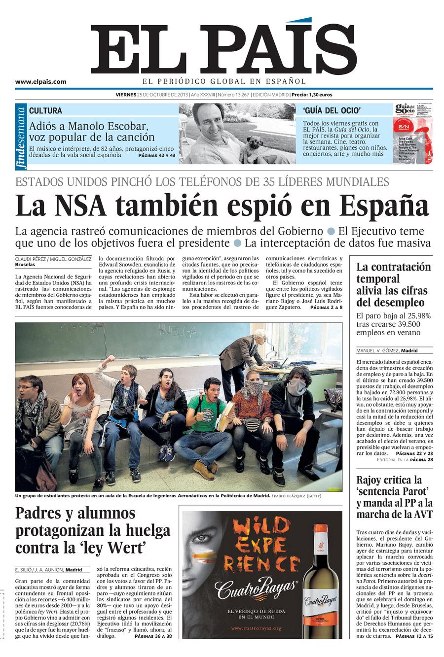 25 de Octubre de 2013