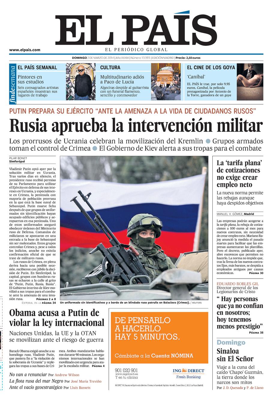 2 de Marzo de 2014