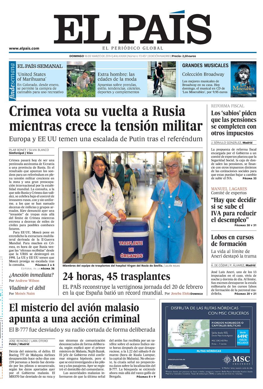 16 de Marzo de 2014