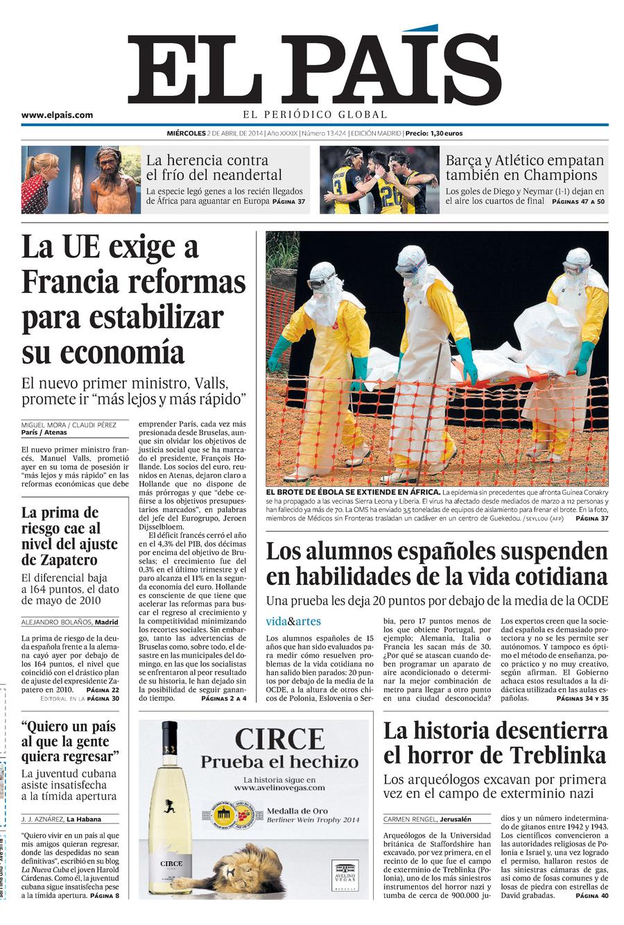 2 de Abril de 2014