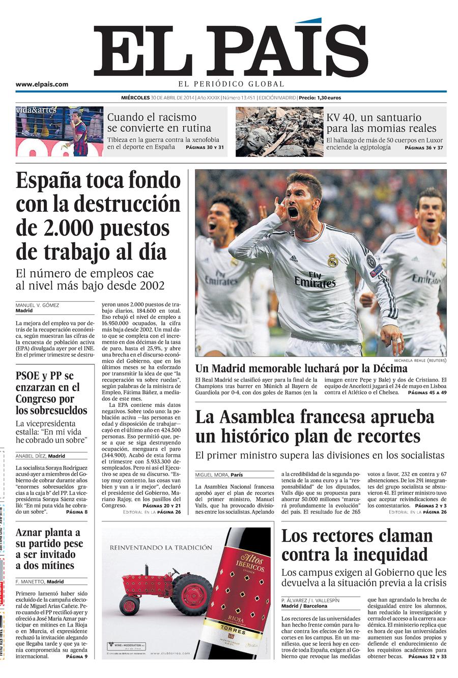 30 de Abril de 2014