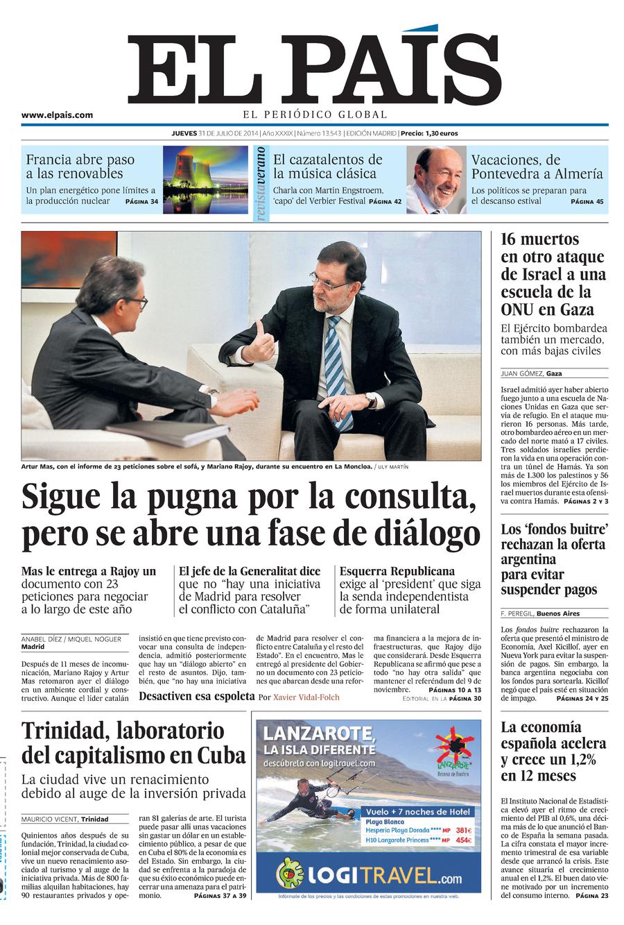 31 de Julio de 2014