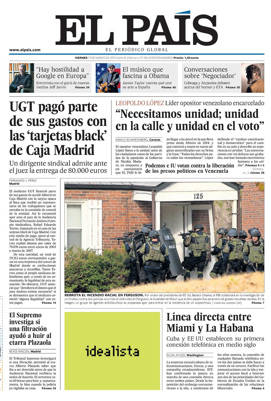 13 de Marzo de 2015