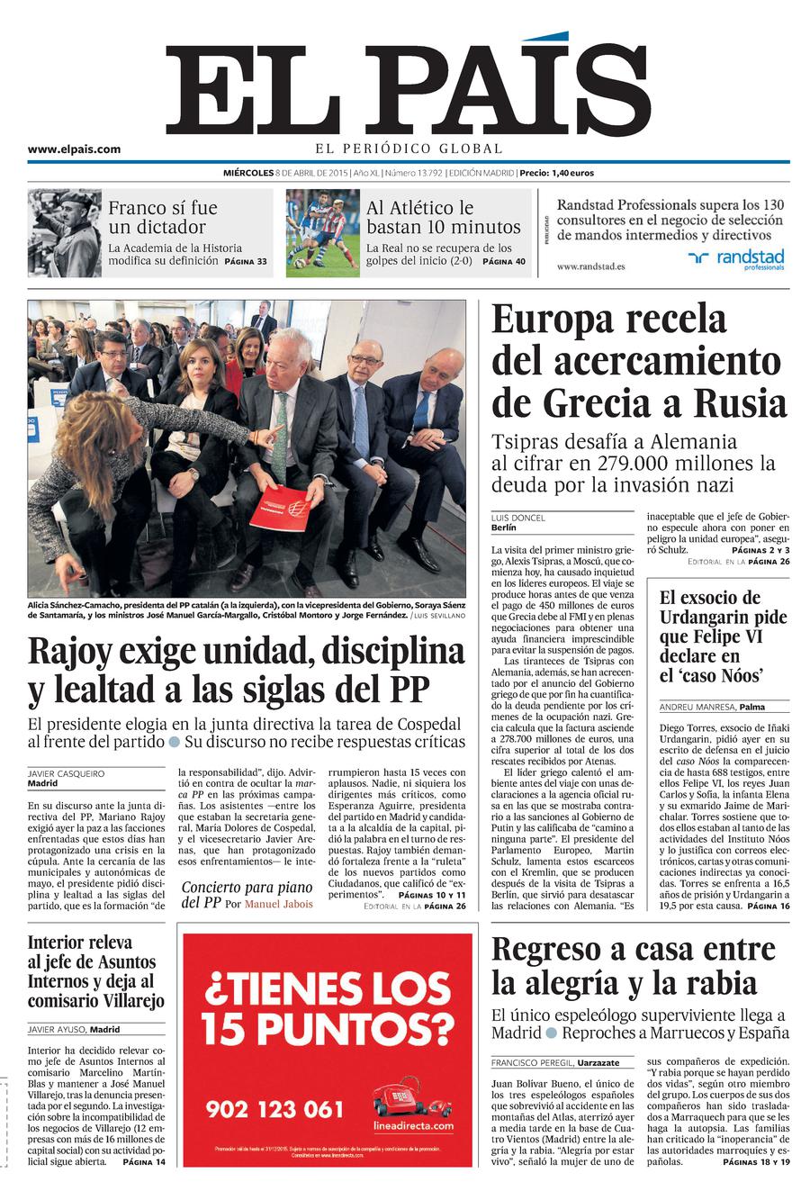 8 de Abril de 2015