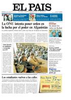 Portada de 18-11-2001