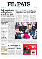 Portada de 29-08-2005