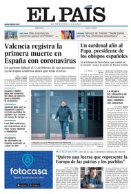 Portada del día: El País