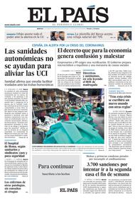 Portada del día: El País