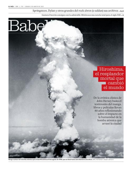 Babelia - Portada del 02 agosto 2025