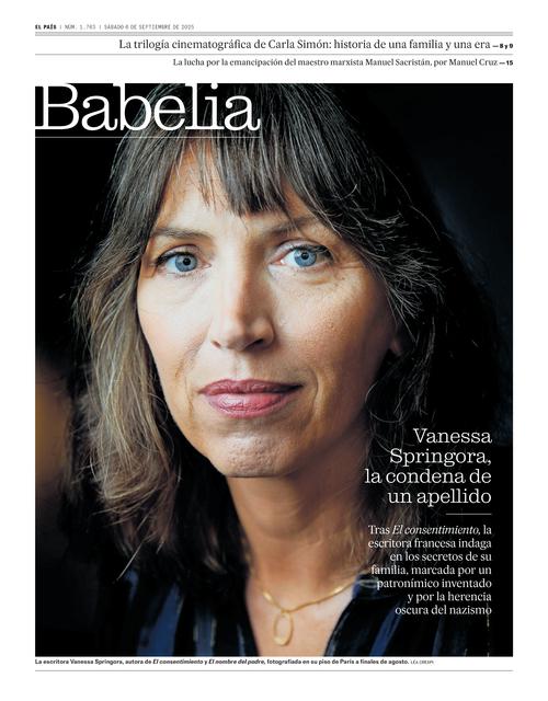 Babelia - Portada del 06 septiembre 2025