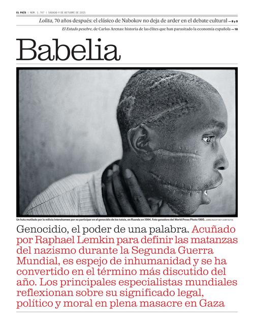 Babelia - Portada del 04 octubre 2025