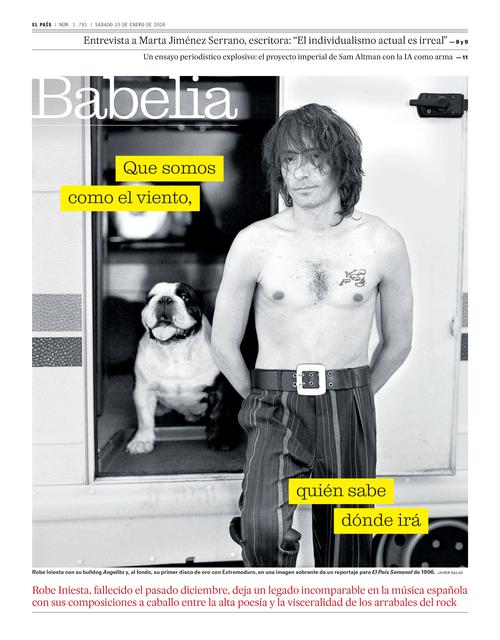Babelia - Portada del 10 enero 2026