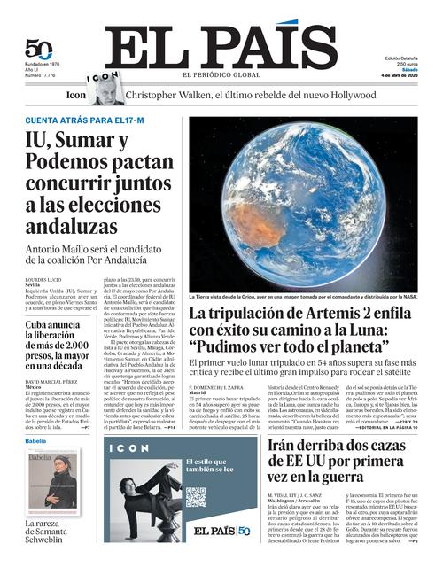 Portada del día: El País