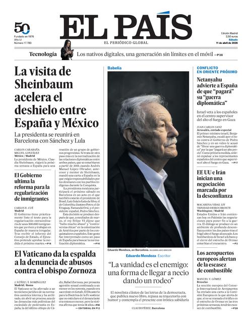 Portada del día: El País