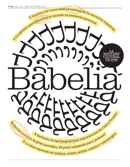 Babelia - Portada del 05 septiembre 2026